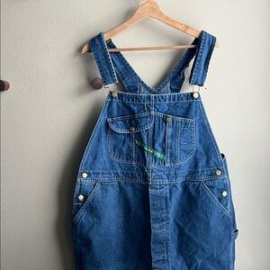 Vintage Key imperial Blue Denim Overalls